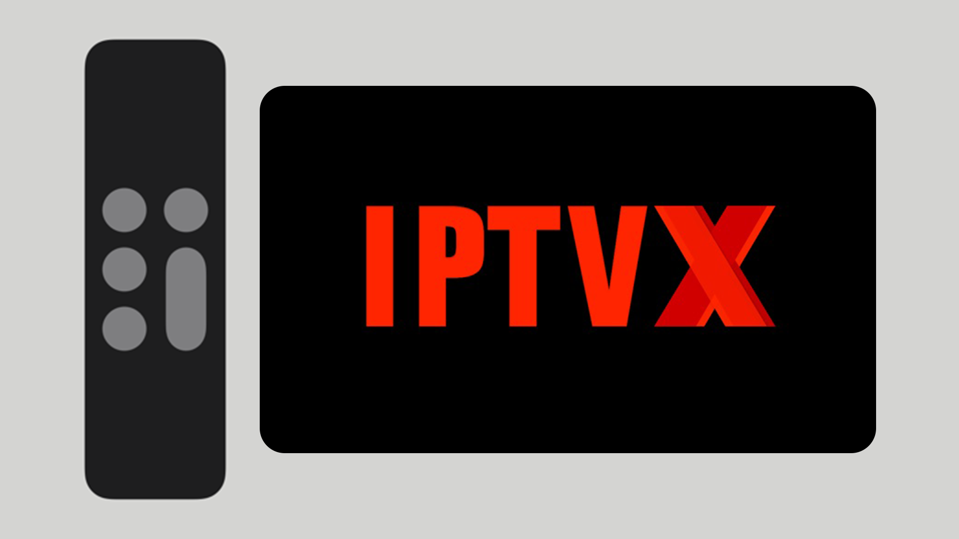 IPTVX premium interface displaying HD channels and features on iOS devices