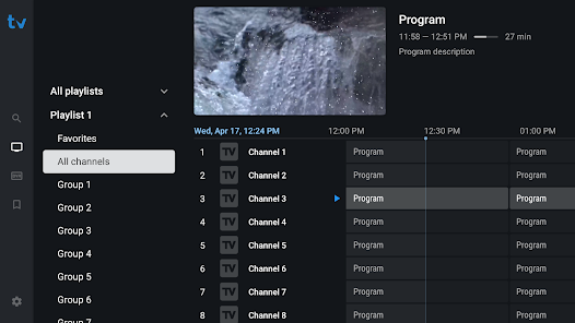 Set UP IPTV on Windows - TvMate configuration screen displaying connection options